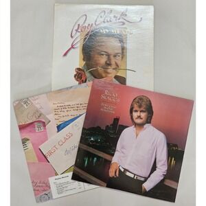 Country‎ Music/Honky Tonk Vinyl LP Record Lot, Ricky Skaggs, Mickey Gilley Promo